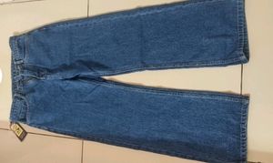 wide leg dark blue jeans all size available new