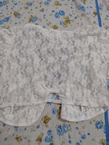 White Lace Bolero Shrug