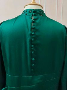 Emerald Green High Quality Stunning Vintage Dress
