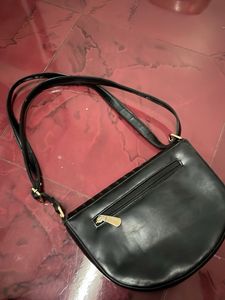 leather  Black Shoulder Bag