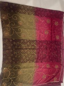 Embroidered Ombre Saree
