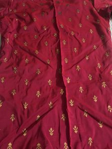Maroon Printed Kurti