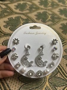 Earring Set: Moon & Stars