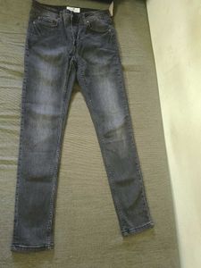 Dark Gray Slim Fit Jeans