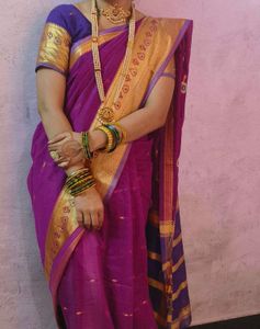 Saree With Stiched Blouse ♥️