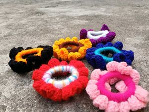 Cute Flower Hair scrunchies