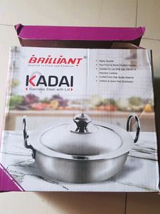Kadai Stainless Steel With Lid