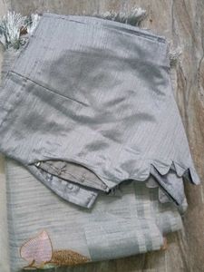 Embroidered Leaf Chanderi Saree