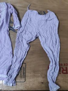 Lavender Kurta Set