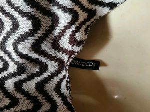 Wavy Pattern Midi Dress