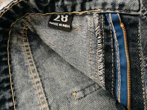 Unisex 27-28 Size Cargo Baggy Jeans