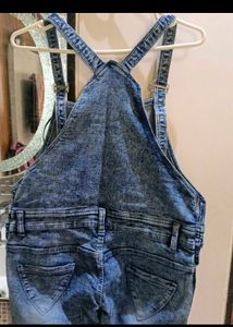 Denim jumpsuit for girls