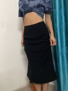 Classic Black Pencil Skirt