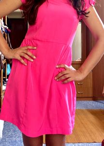 MANGO NeonPink Dress