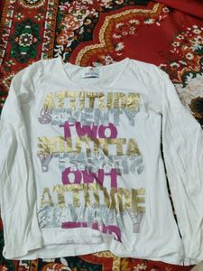 Cute White Graphic Tee
