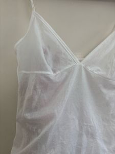 White Spaghetti Strap Top