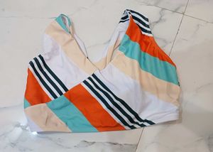 Striped Crop Top..size M