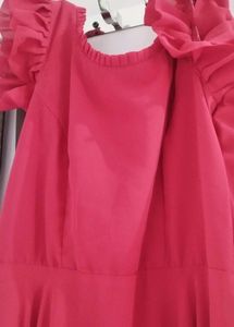 Elegant Pink Maxi Dress