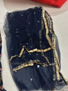 Embroidery full heavy blue leganga