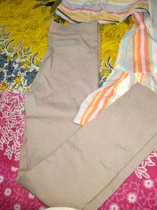 women designer top and pants set