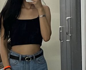 Black Crop Top