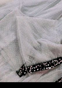 Sequin Lehenga Choli Set with shrug