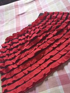 girls ruffle cotton skirt