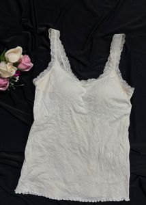 Lace Trim Cami Top