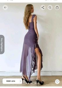 Newme Purple Maxi Dress