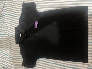 Black Polo Neck Tshirt