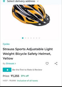 ⏩STRAUSS CYCLING HELMET