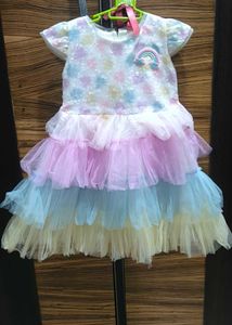 White Frill Dress