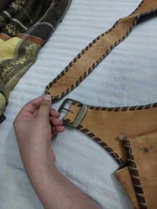 Vintage Original Leather Waist Utility Belt