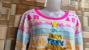 Festive Christmas Tree Sweater