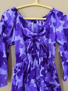 Floral Print Mini Dress