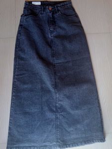 Denim Maxi Skirt