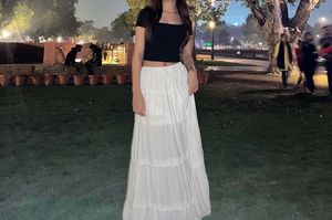 White Long Skirt