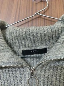 Cozy Grey Pullover Sweater