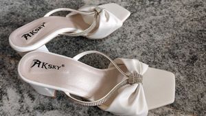 White Fashion Heels