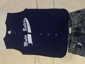 Vintage &#39;Master Batters&#39; Baseball Jersey Aesthetic