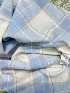 Blue Plaid Shirt Jacket