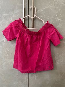 ONLY Cute Magenta Top For You Beach Vacay