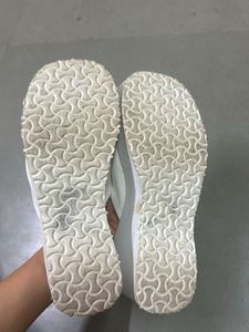 90’s Style White Wedges