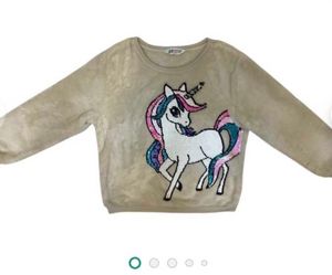 Kids unicorn flipup Sweater