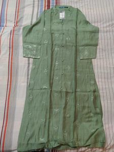 Olive Green Kurta