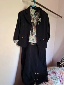 Elegant Two-Tone Dress