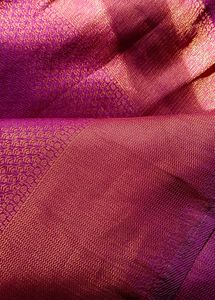 Copper Zeri Silk Saree