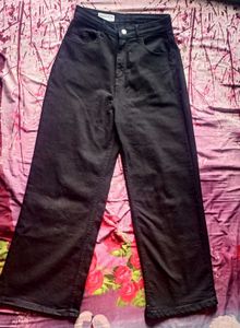 Black Wide Leg Jeans