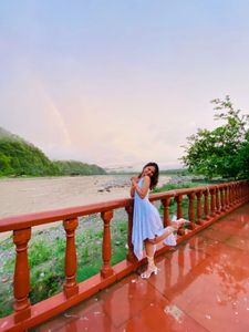 White Halter Sundress
