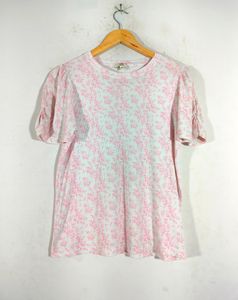 White & Pink Top (Women's)